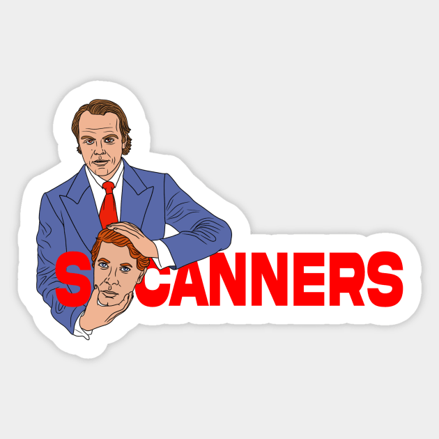 "Scanners" Sticker by motelgemini